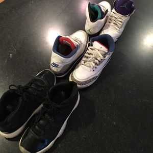 Jordan 11 72-10 Jordan 3 true blue Jordan 5 grape