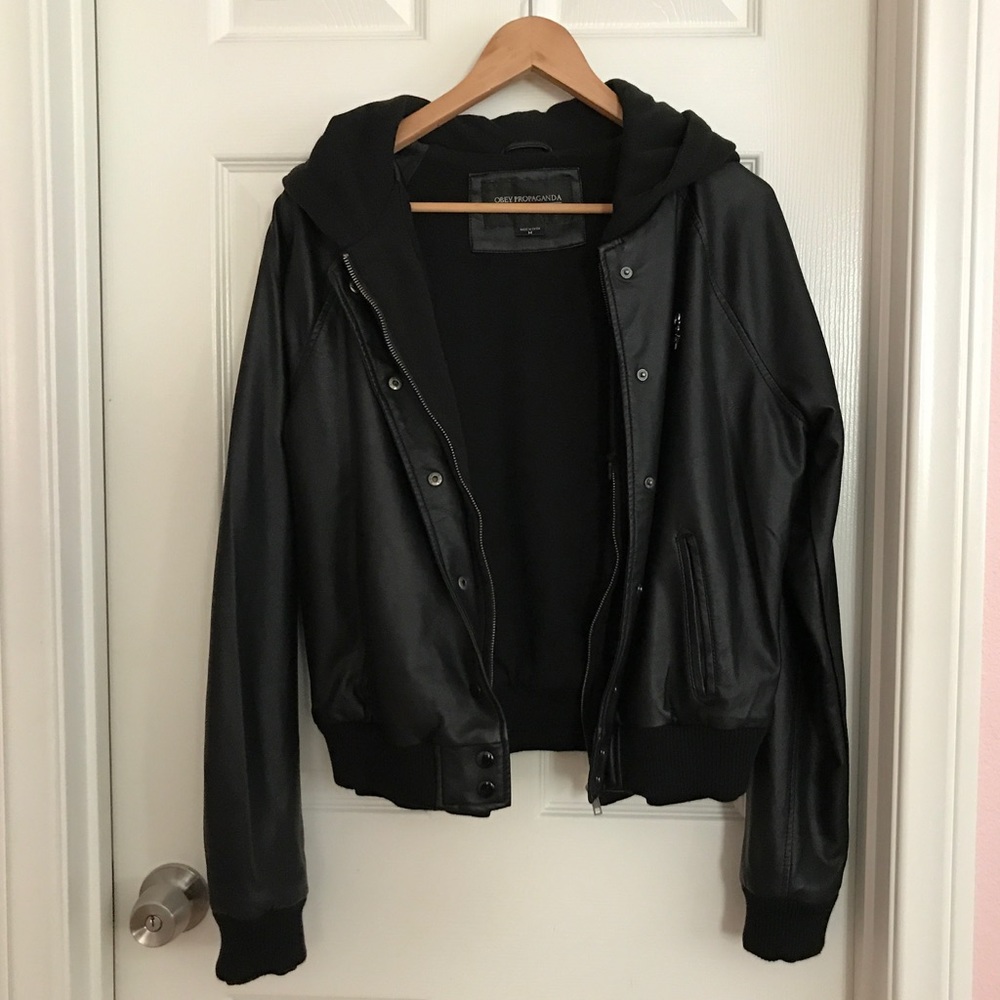 OBEY Jacket with hood, Size: Medium