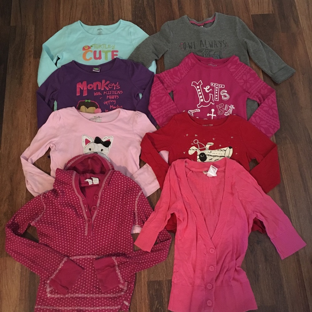Girls Long Sleeve Shirts