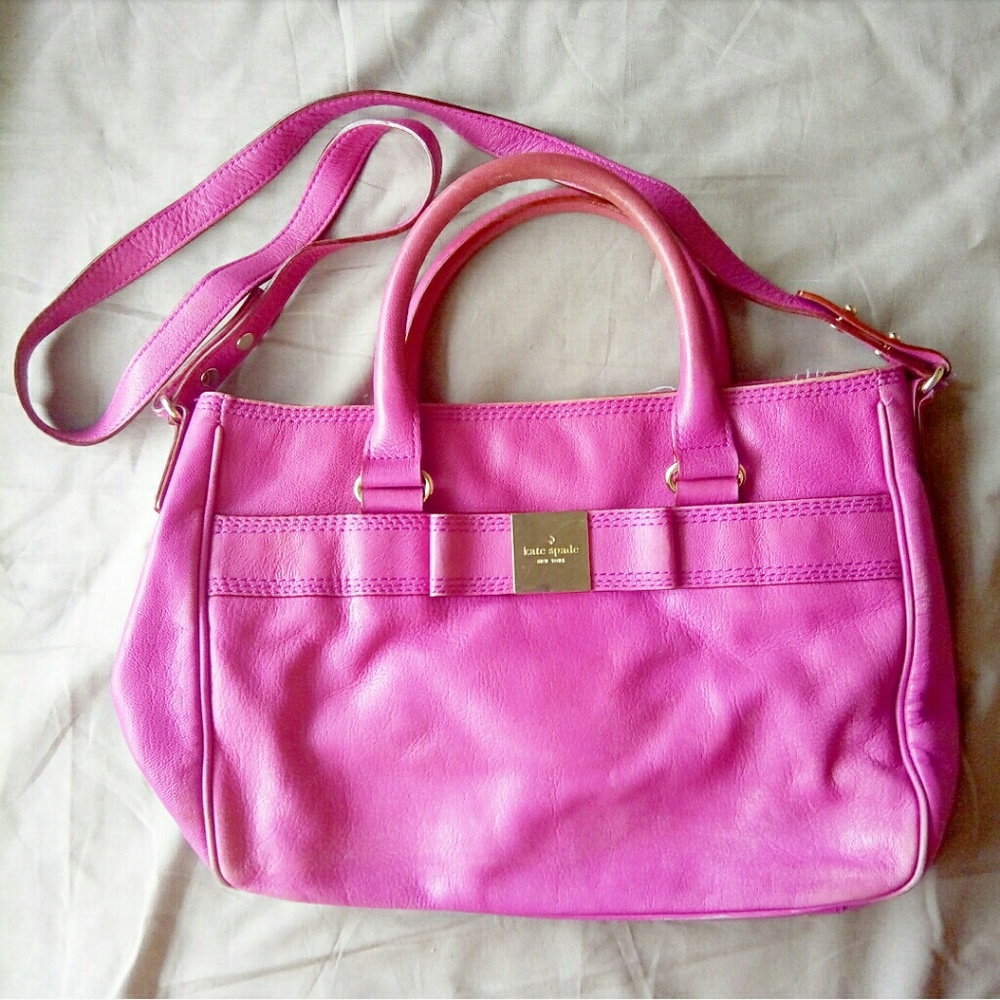 Kate Spade Designer Pink Handbag Tote