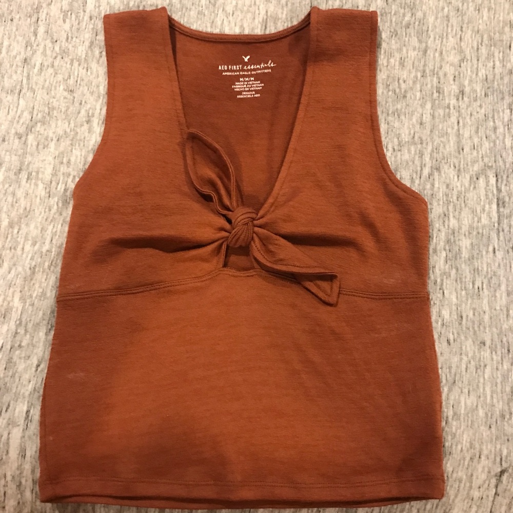 NWOT AE tie shirt