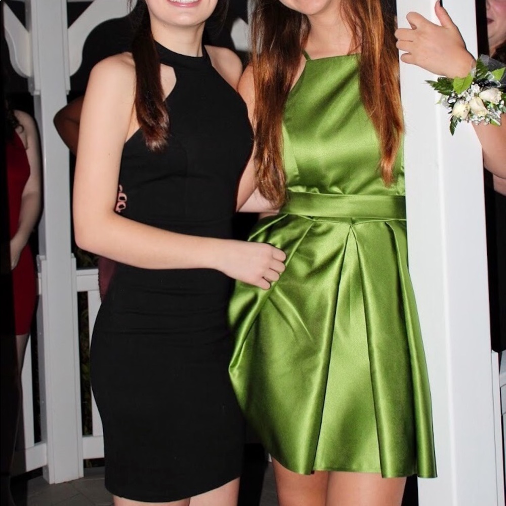 Green homecoming dress