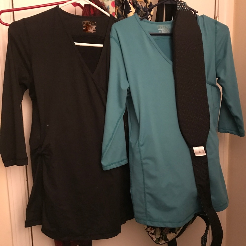 NuRoo newborn skin to skin baby carrier shirt lot