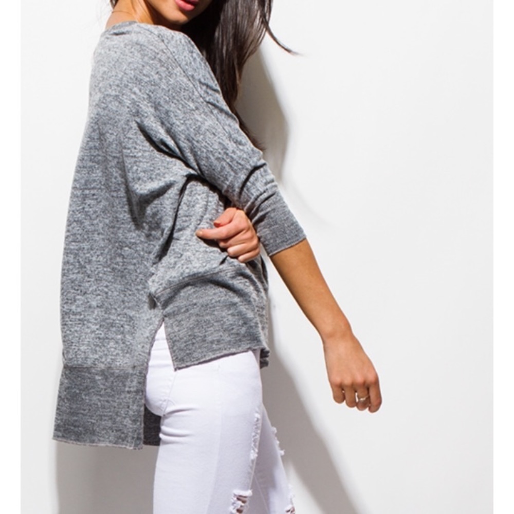 COLOR BLOCK KNIT TOP - Picture 2 of 3