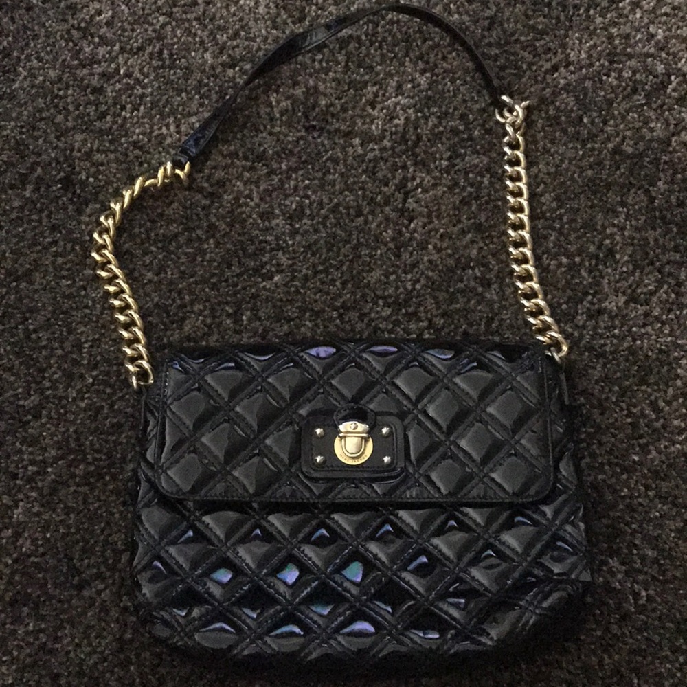 Marc jacob patent quilted bag