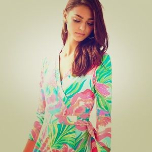 NWT Lilly Pulitzer Serene Blue Paradise Dress