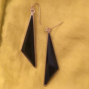 Black and Gold Earrings