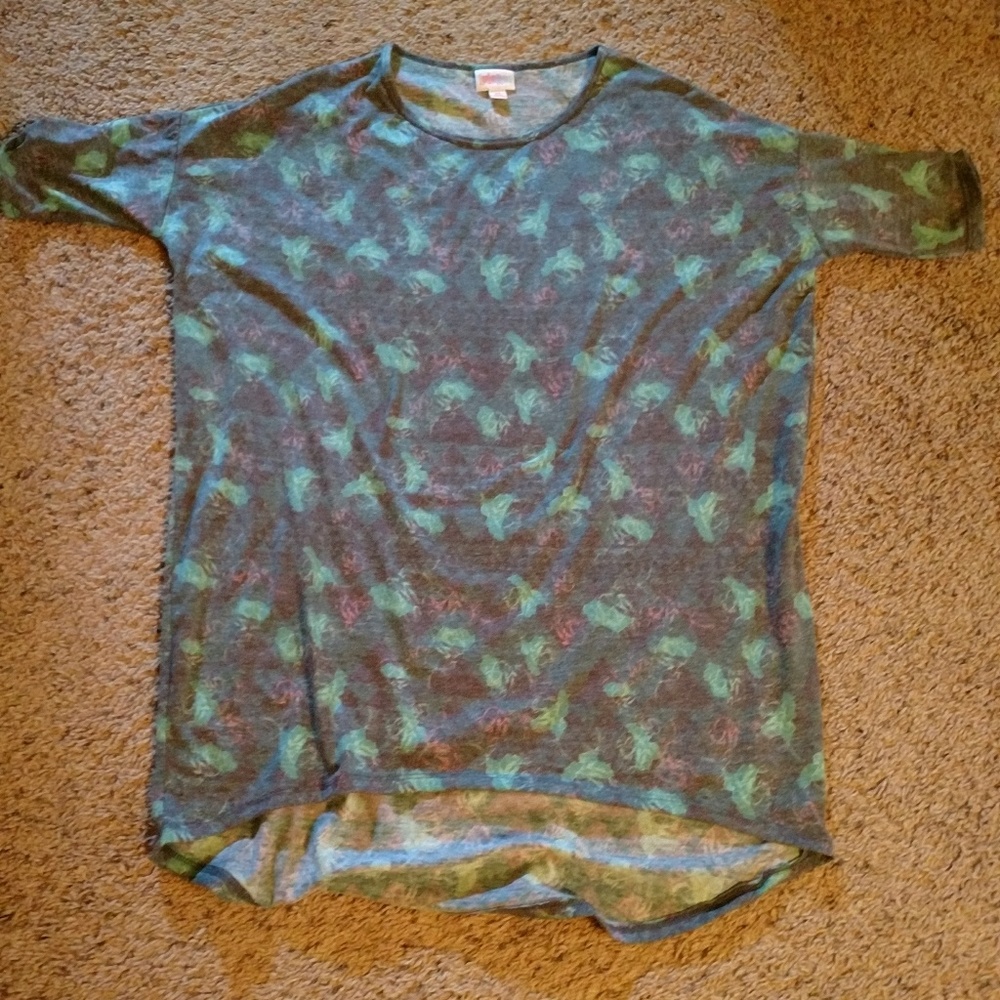 New irma turquoise floral xs