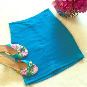Blue Express size 0 fitted pencil skirt