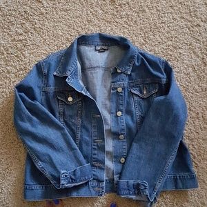 Crop Jean jacket-size 18/20