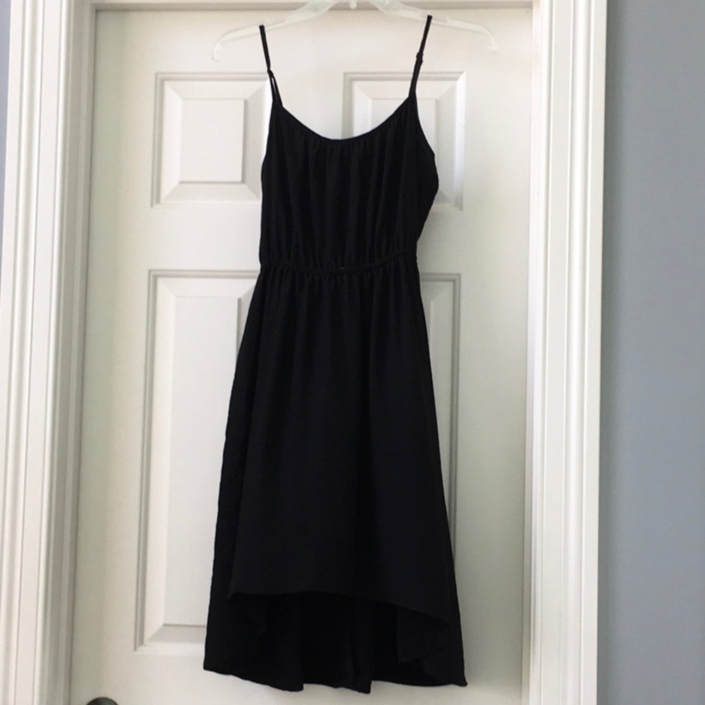 Black High/Low Dress