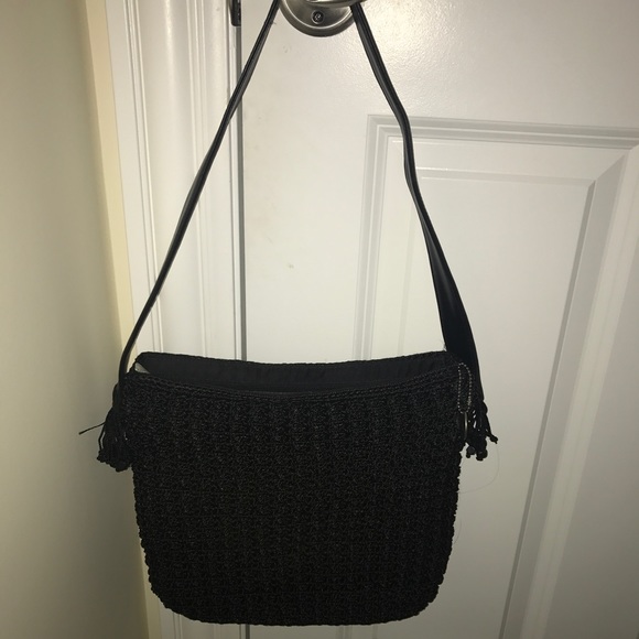 The Sak black knitted shoulder bag - Picture 1 of 7