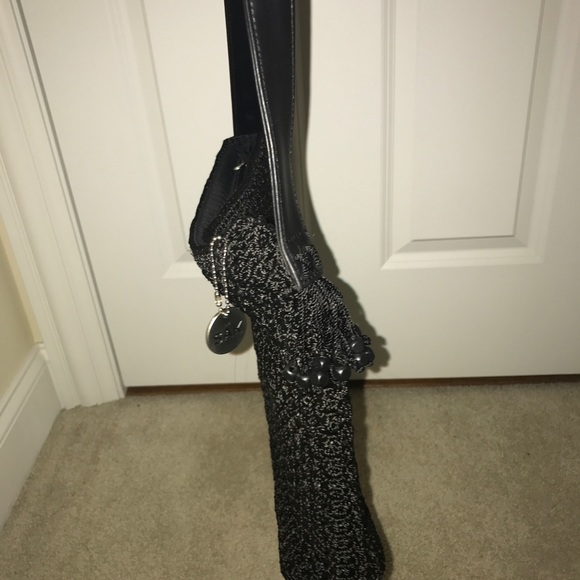 The Sak black knitted shoulder bag - Picture 2 of 7