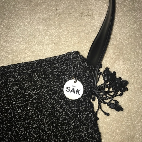 The Sak black knitted shoulder bag - Picture 3 of 7