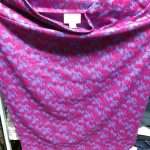 New Lularoe cassie body con skirt m purple pink