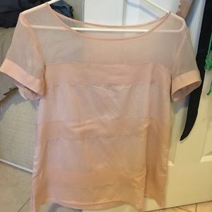 NY & company light pink top