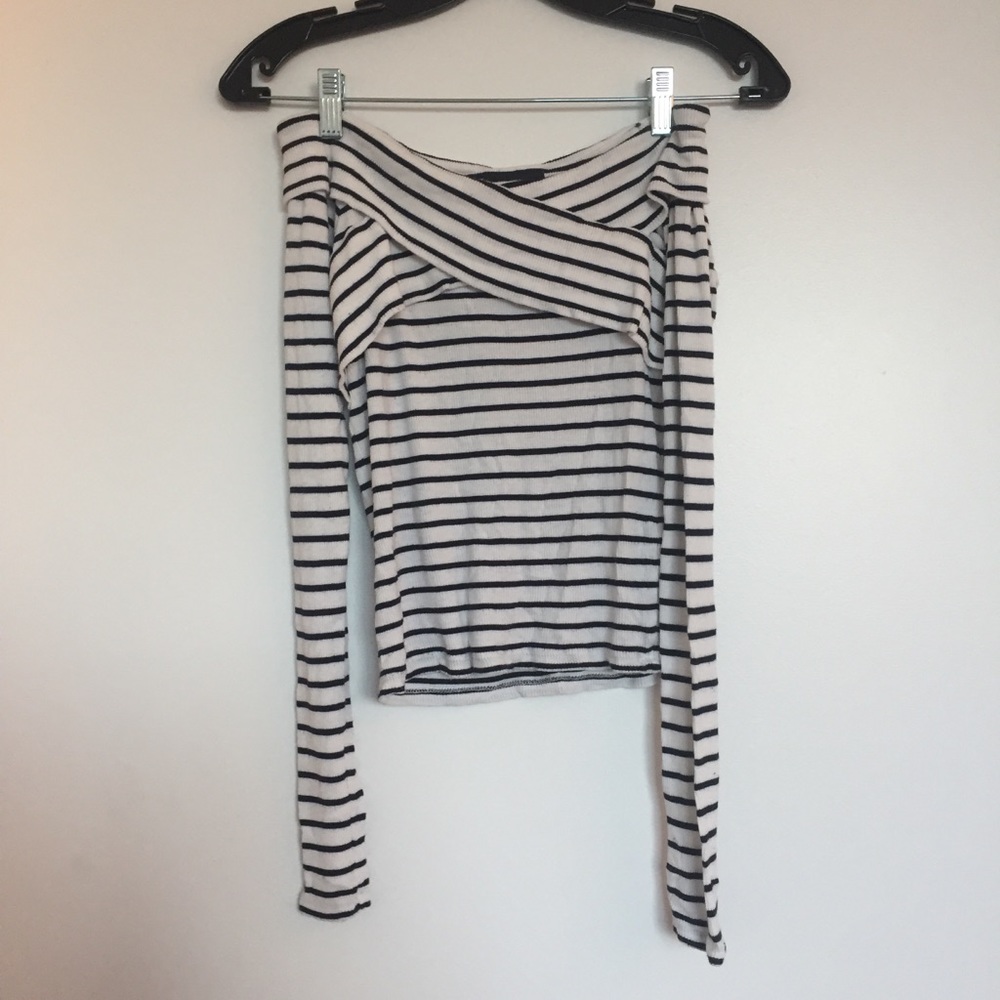 topshop off shoulder knit wear