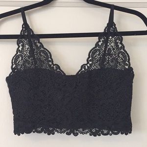 Lace crop top