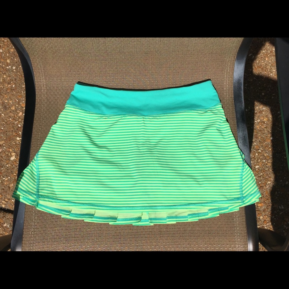 Lululemon Bali Breeze Pace Setter Skirt Skort Sz 4
