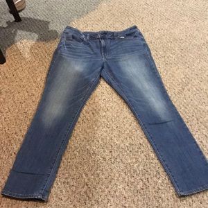 AE high rise jeggings