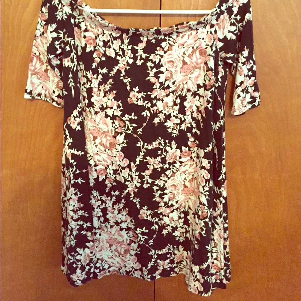 Francesca's Off the Shoulder dress