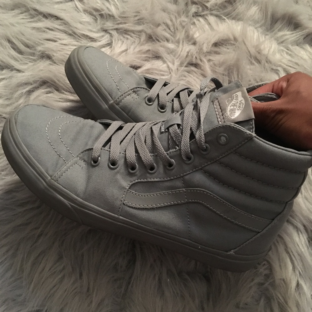 Grey High Top Vans