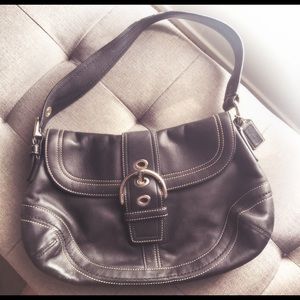 Classic Black Coach Purse