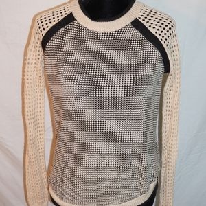 Adorable Black and Cream Sweater