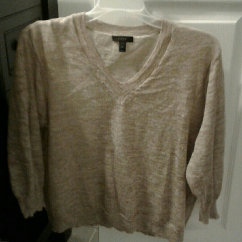 EUC Jcrew linen blend sweater