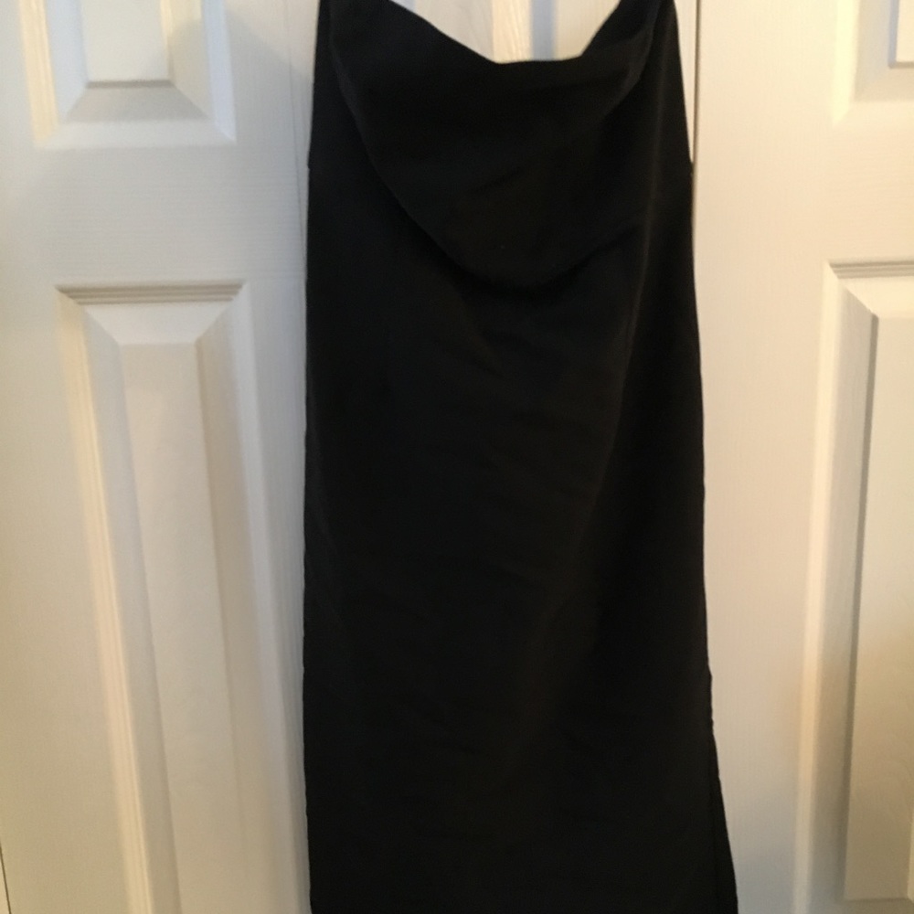 Perfect Strapless Black Pencil Dress