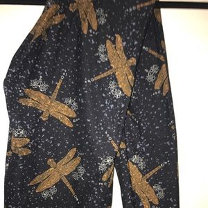 OS dragonfly print leggings by LLR.