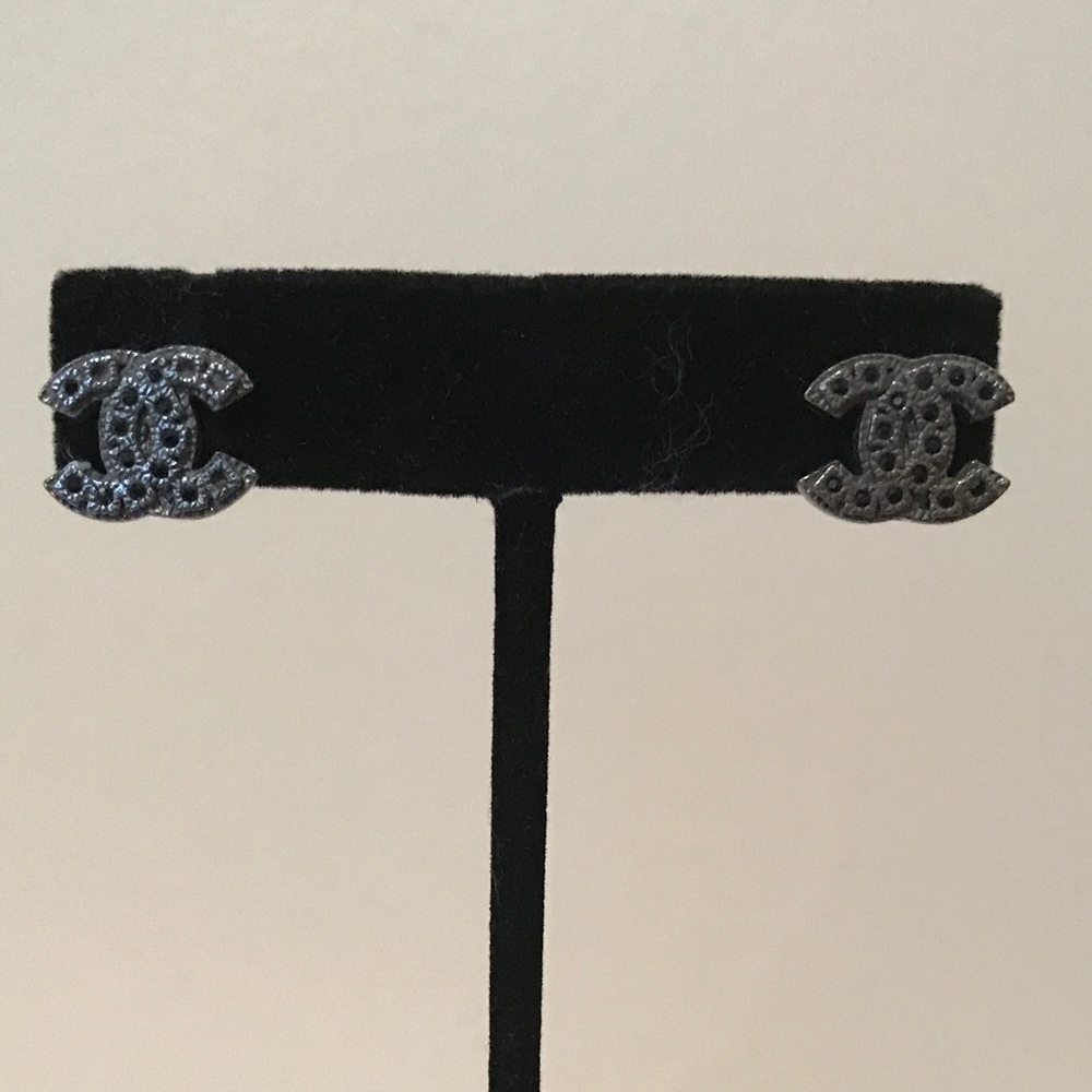 Chanel Double C Studs