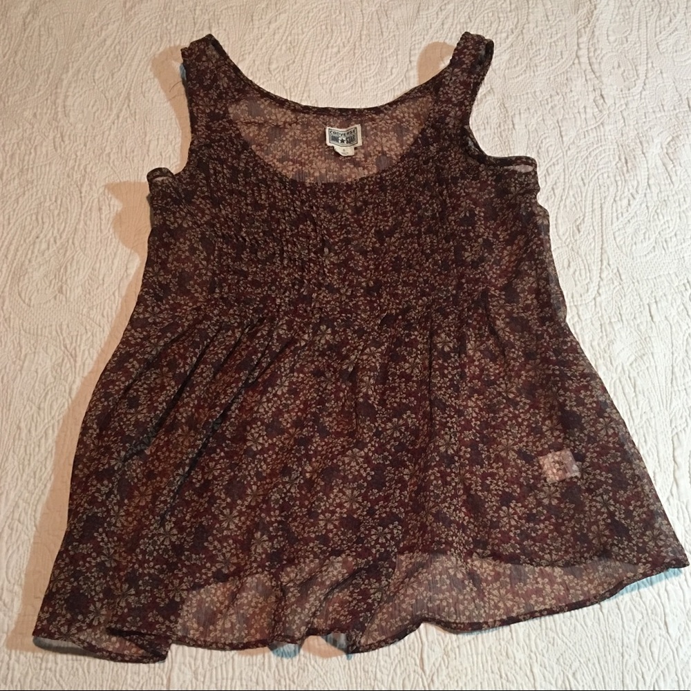 Sheer tank top