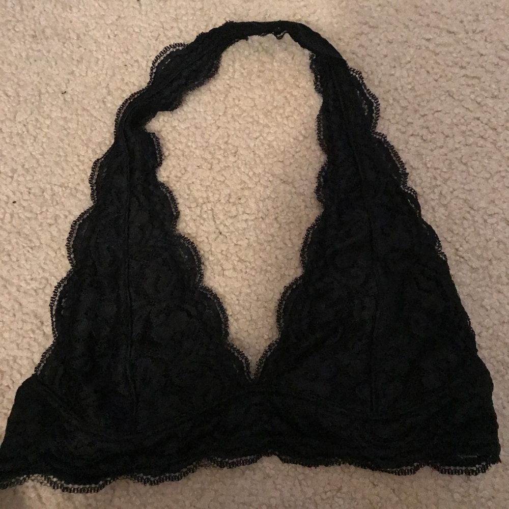 Black Halter Bralette