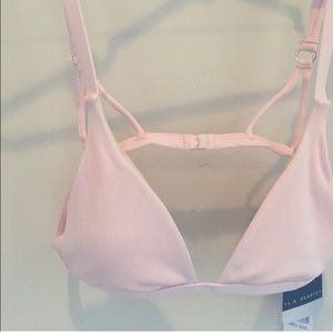 Brand new ribbed bikini top