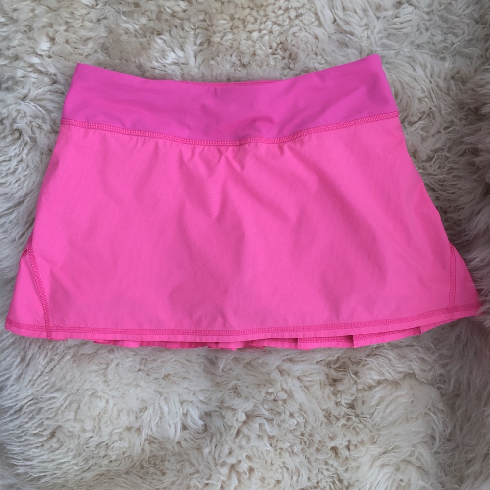 Lululemon Fuchsia Pink Pace Setter Skirt Skort 4