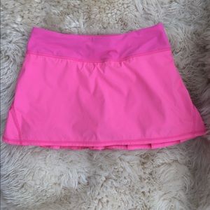 Lululemon Fuchsia Pink Pace Setter Skirt Skort 4