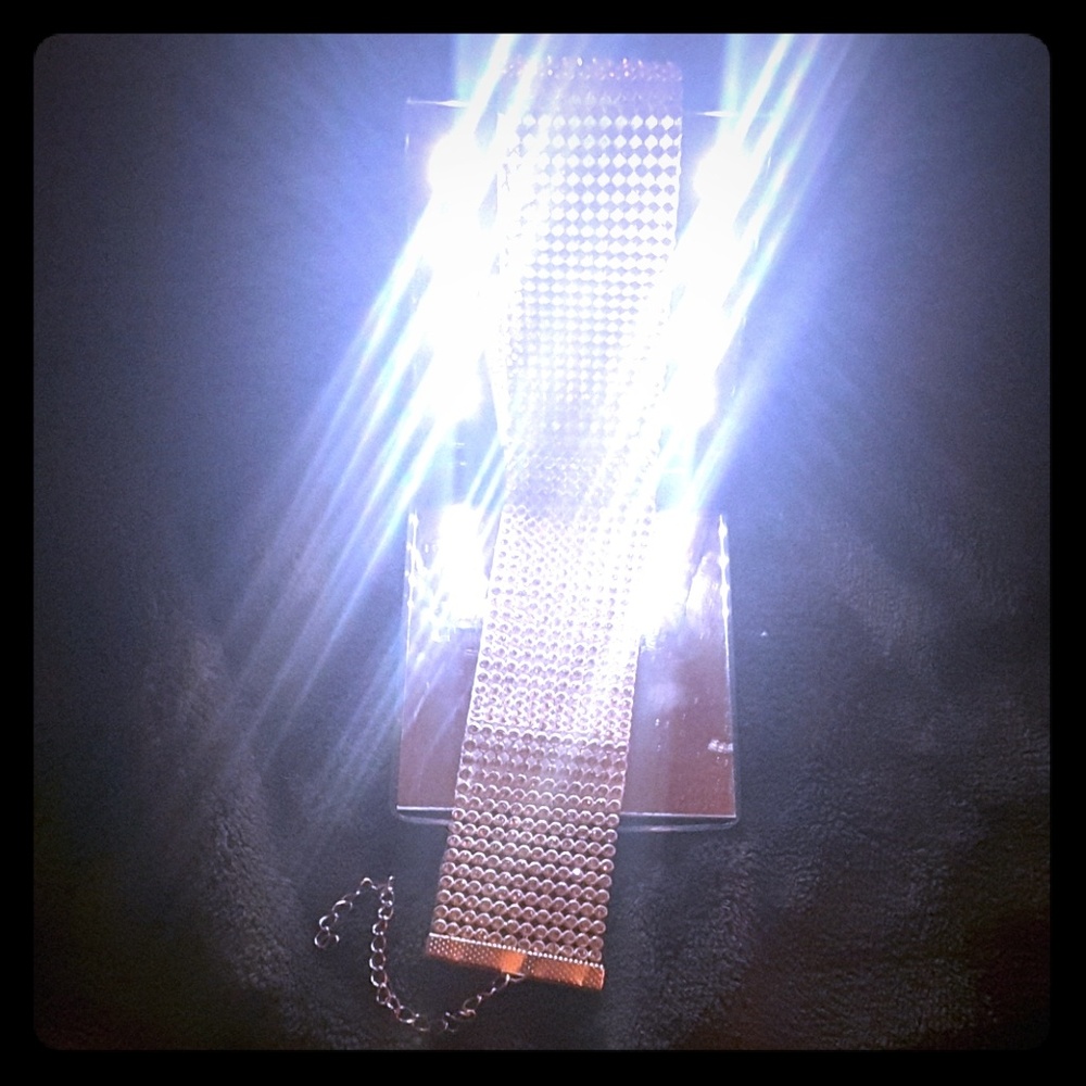 Rhinestone choker