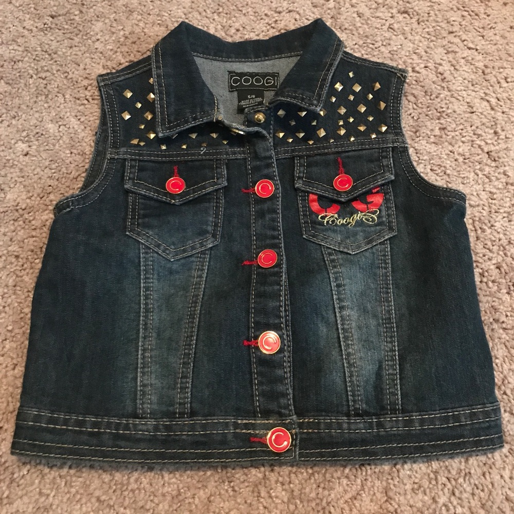 COOGI denim vest ✨