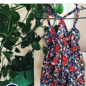 Red, White & Blue Ruffle Blouse