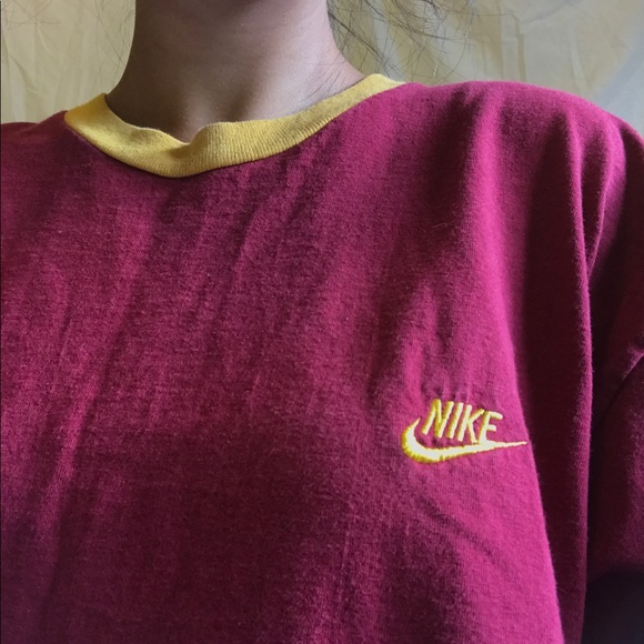 Vintage Tops - 90's Nike cotton long sleeve