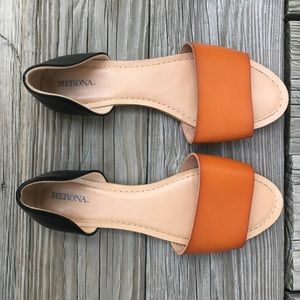 Tan & brown Merona sandals
