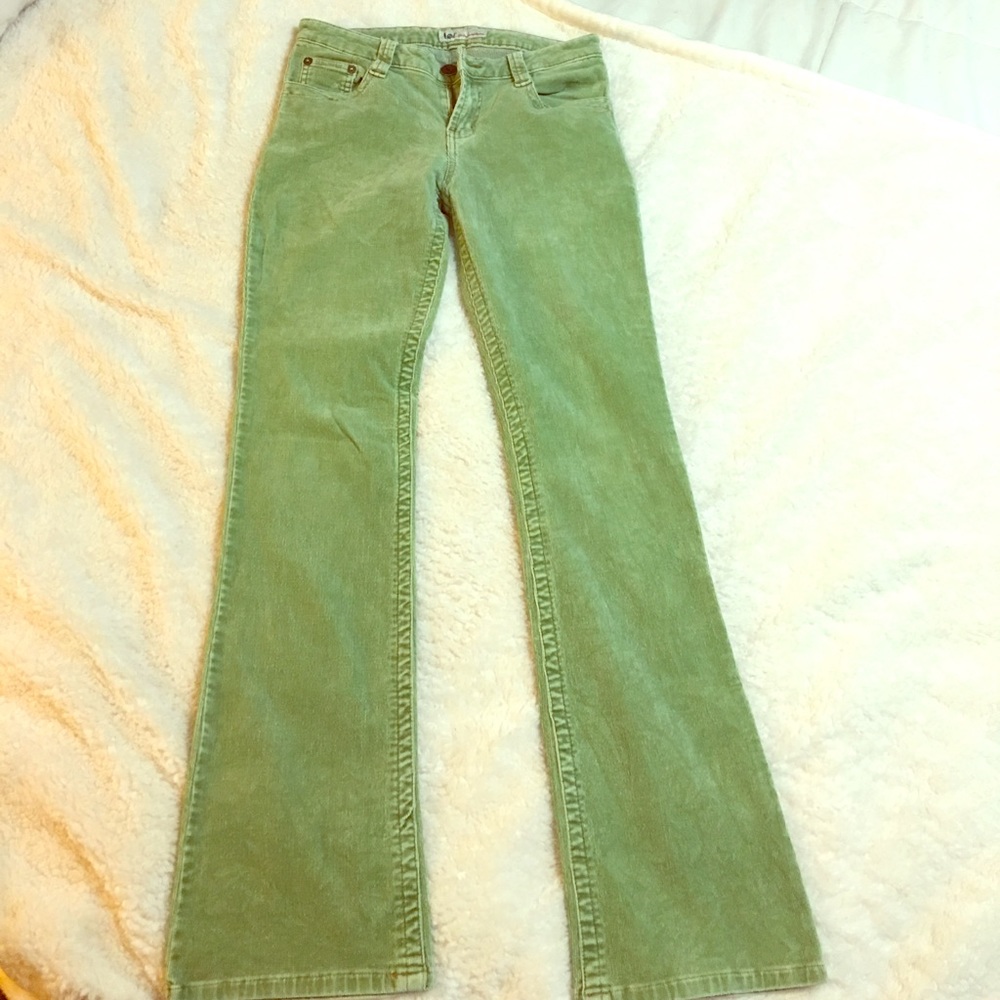 Lei Vintage Green Corduroy Pants