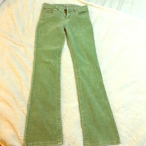 Lei Vintage Green Corduroy Pants