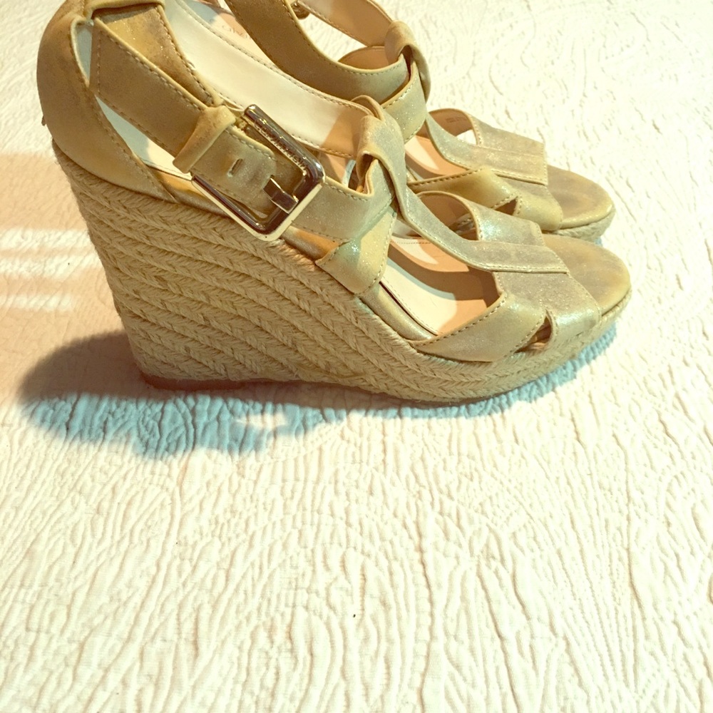Shimmery wedges