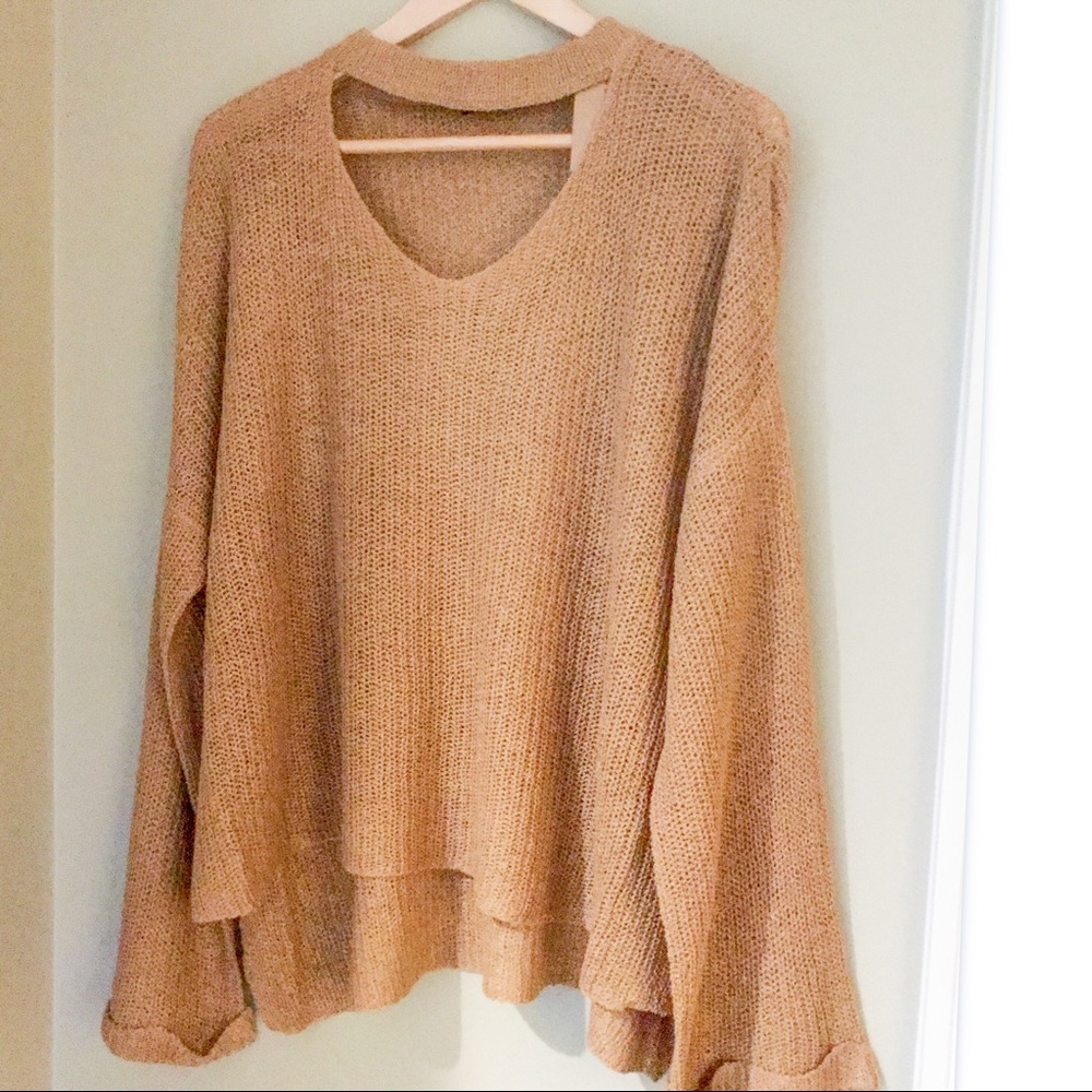 Halter Neck Knit Sweater Top - Picture 5 of 5
