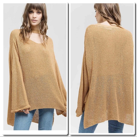 Halter Neck Knit Sweater Top - Picture 3 of 5