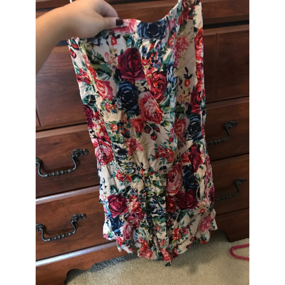 Floral Romper with Pockets