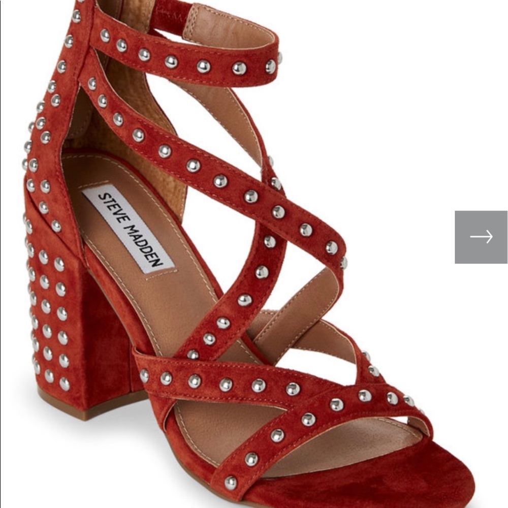 Steve Madden studded heels. Size 7