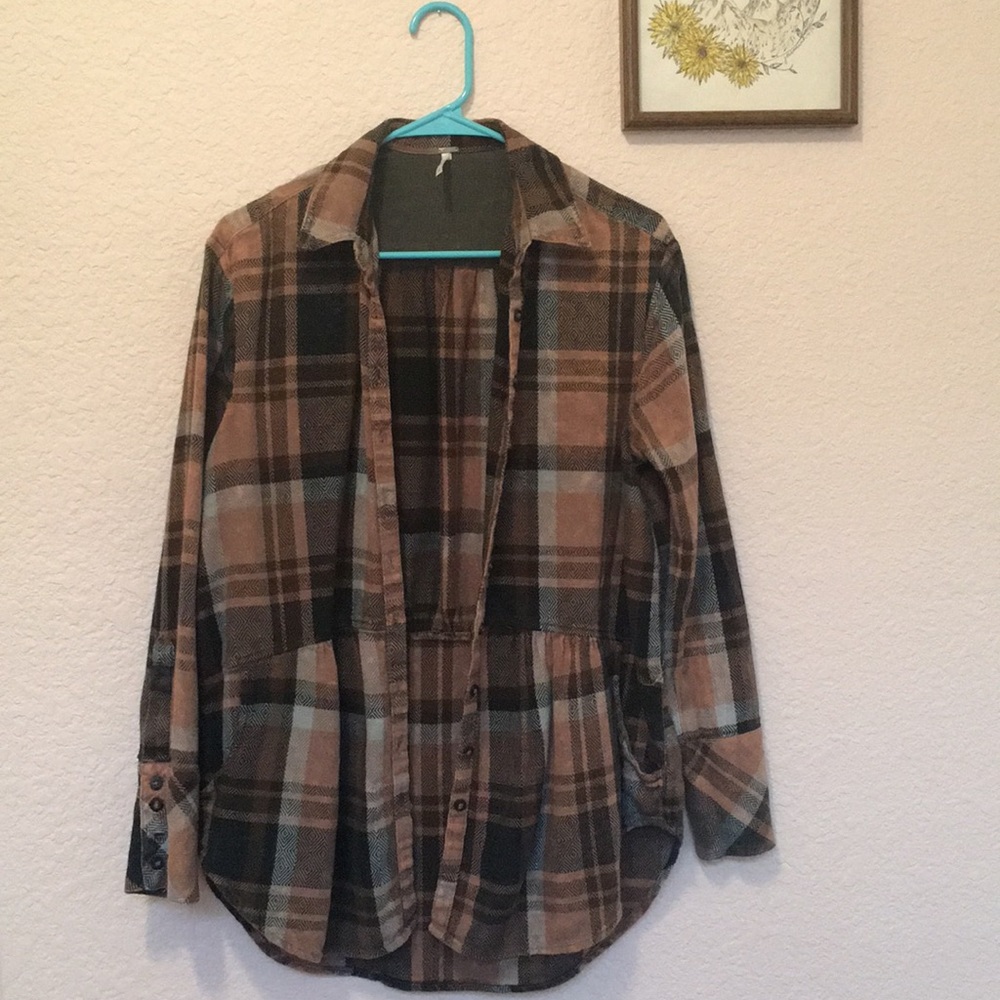 Long Flannel Free People